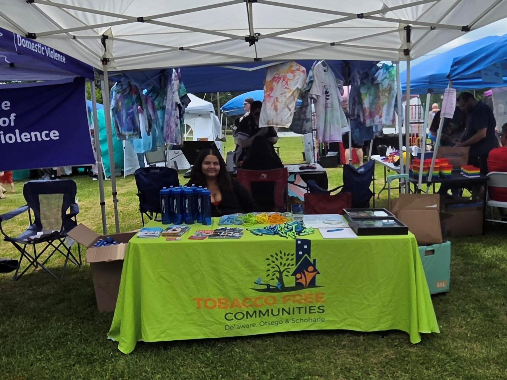 Tobacco Free Communities-DOS Connects with Community at 9th Annual Oneonta Pridefest