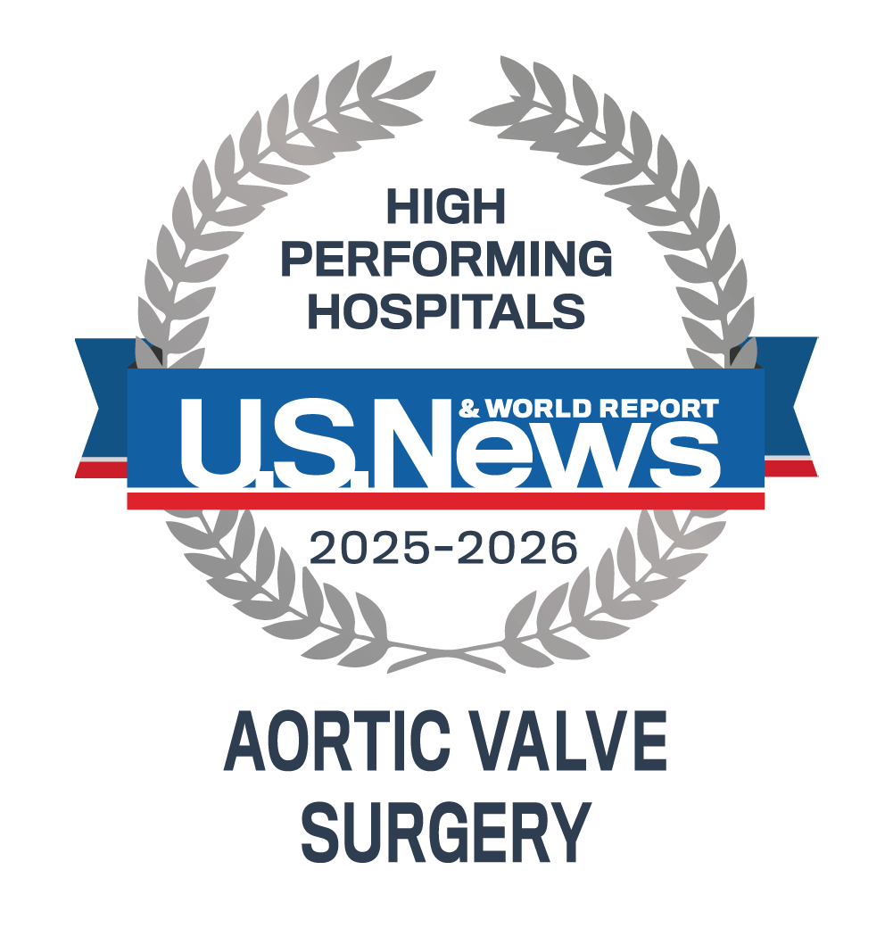 USNews Aortic Valve Surgery Award